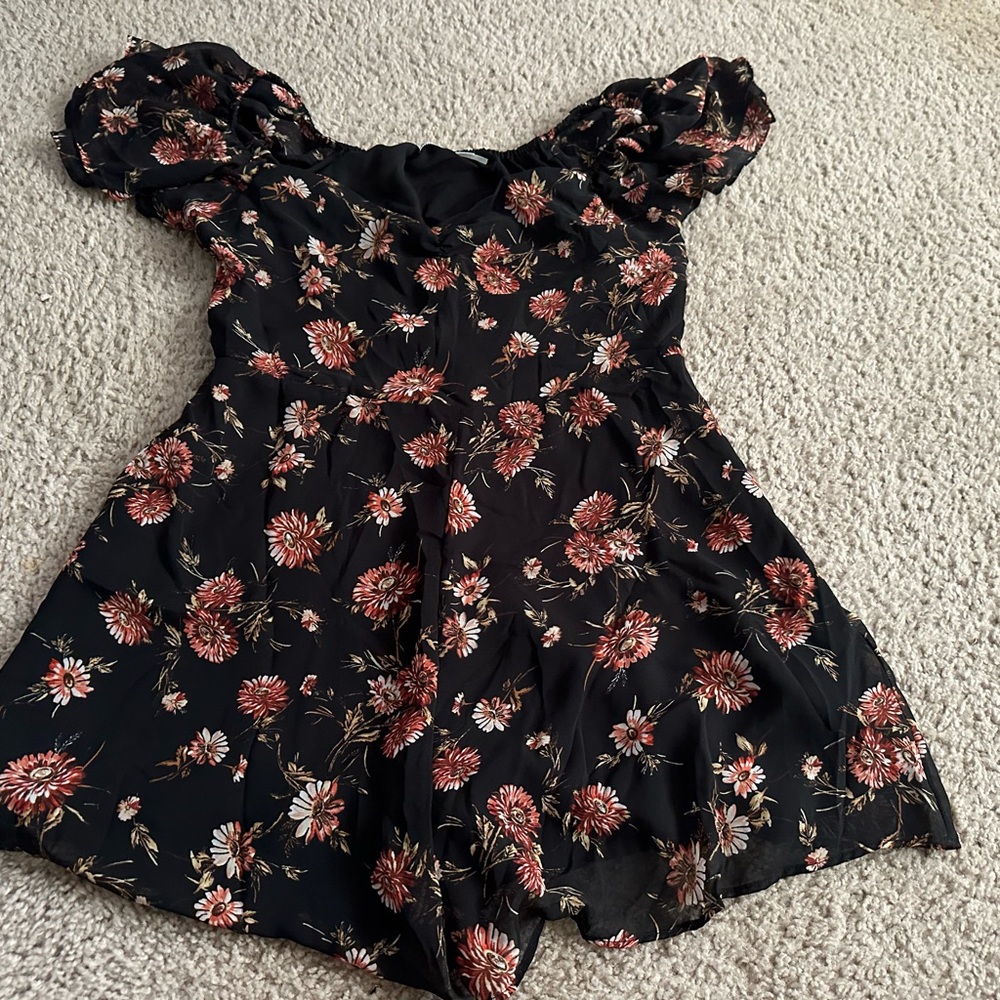Kimchi Blue floral chiffon romper - Urban Outfitters